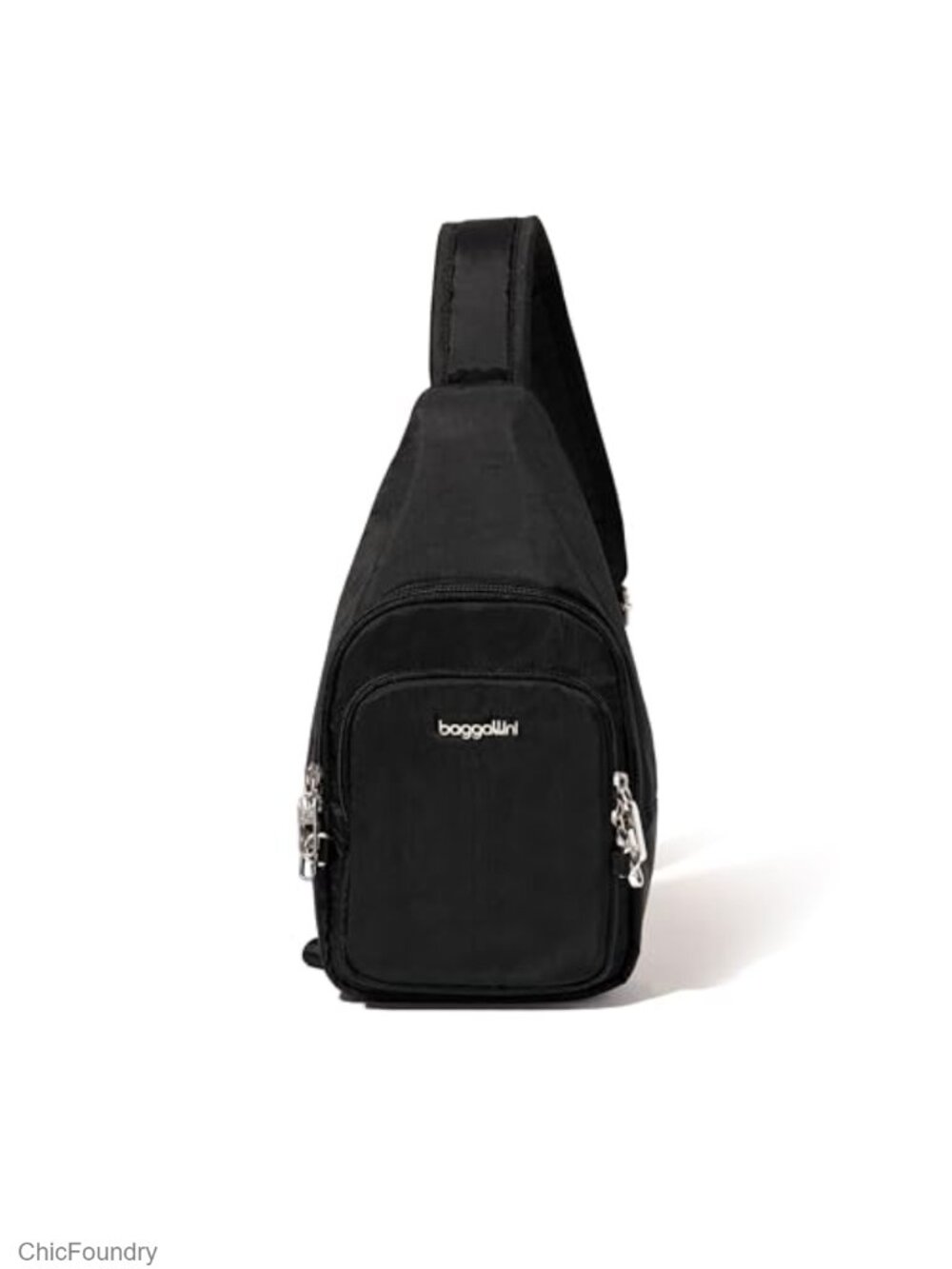 Baggallini Securtex Anti-Theft Daytripper Sling - Nylon Travel Crossbody Bag